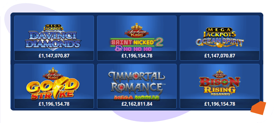 Betfred Jackpot slots