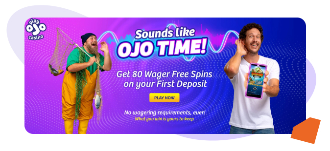 PlayOJO casino welcome bonus