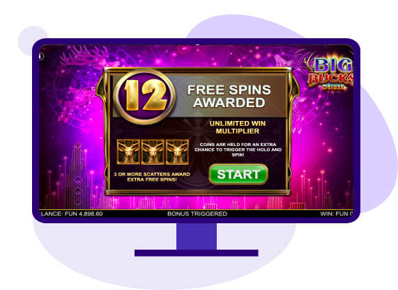 Big Bucks Deluxe Free Spins