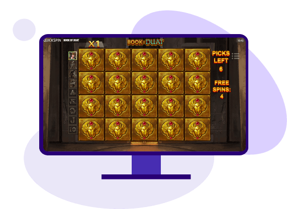 Book of Duat Pick and Click Bonus