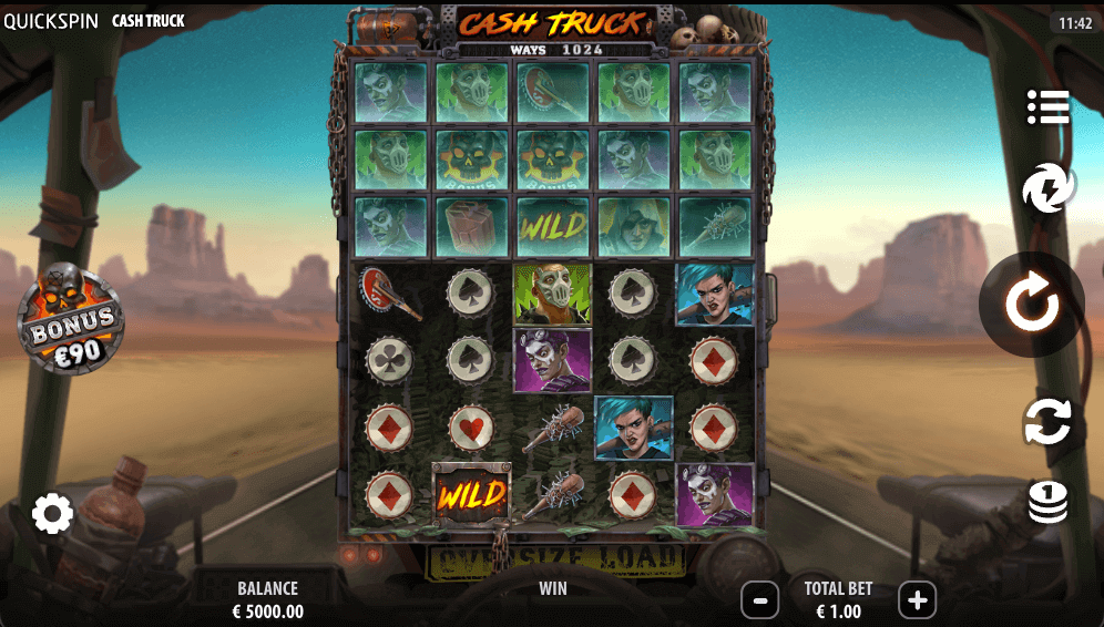 cash track new demo screen