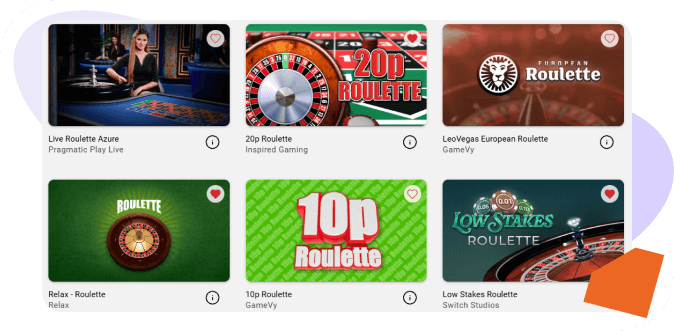 Low Stakes Roulette LeoVegas