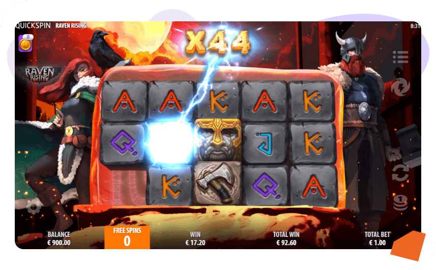 Raven Rising Free Spins Multiplier