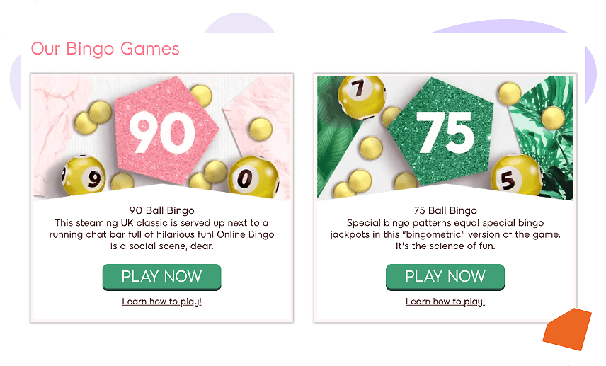 888ladies Bingo rooms