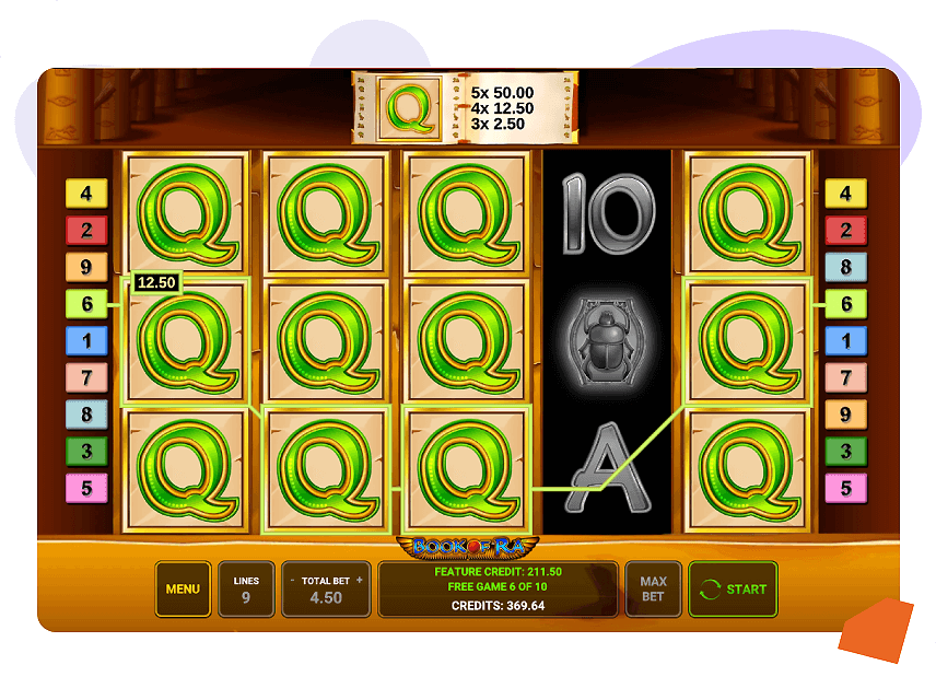 Book of Ra bonus