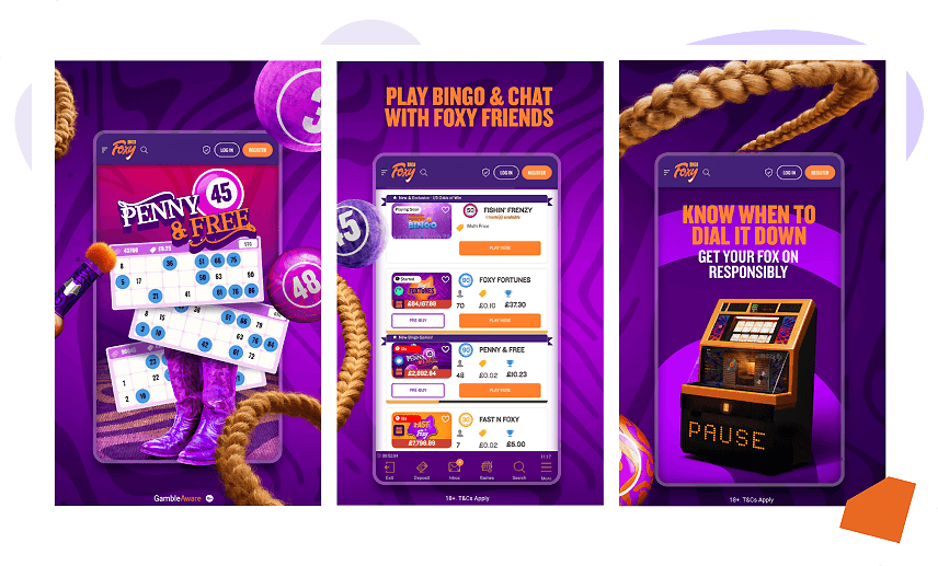 Foxy Bingo Mobile App