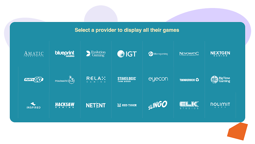 Providers available at Fun Casino