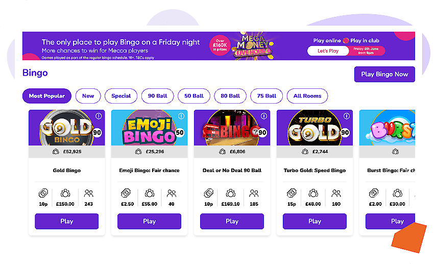Mecca Bingo Rooms