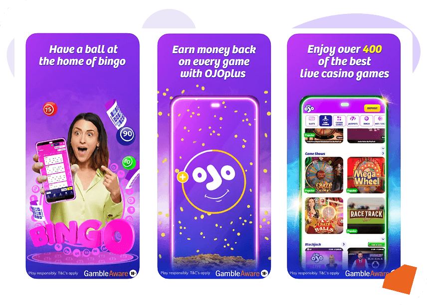 PlayOJO bingo app