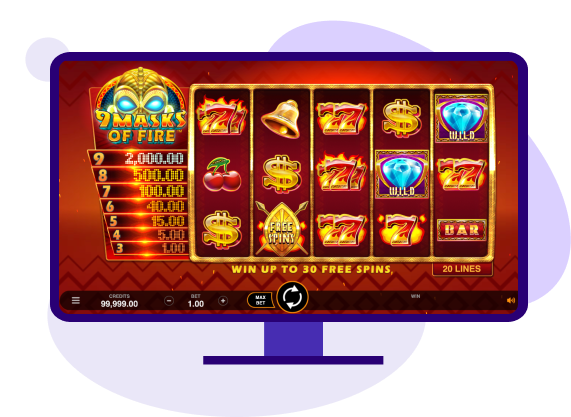 9 Masks of Fire Slot Demo