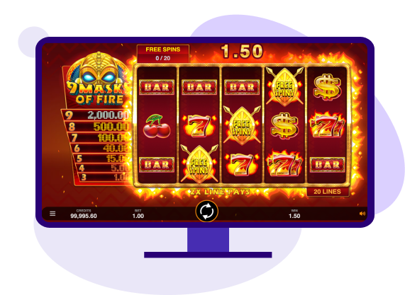 9 Masks of Fire Visuals