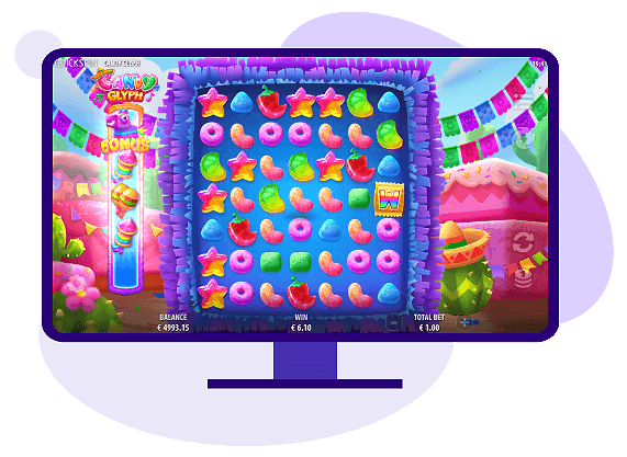Candy Glyph Slot Demo