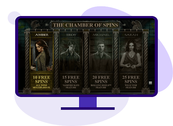 Immortal Romance Chamber of Spins
