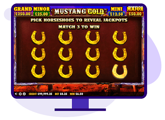 Mustang Gold Jackpots