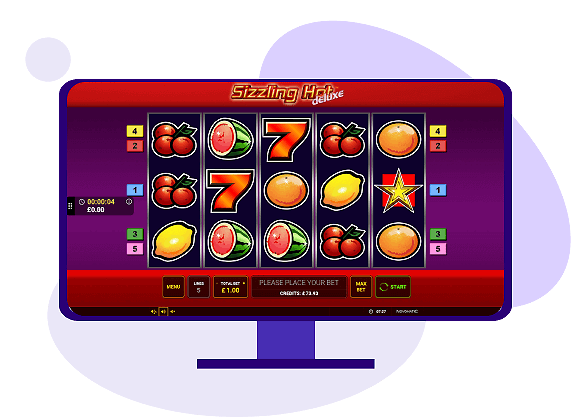 Sizzling Hot Deluxe screen