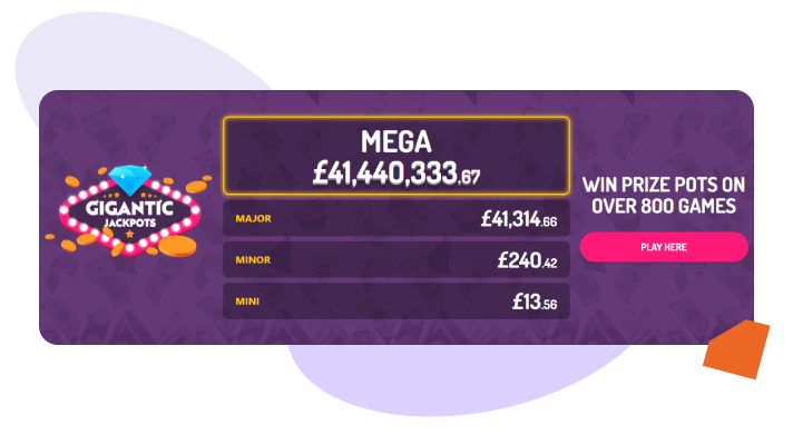 Pink Casino Gigantic Jackpots