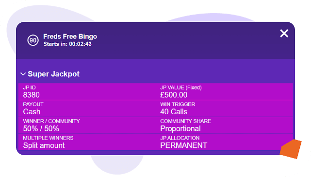 Betfred Free Bingo Jackpot