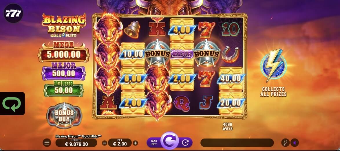 Blazing Bison Gold Blitz Slot Demo