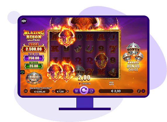 Blazing Bison Gold Blitz Slot Demo