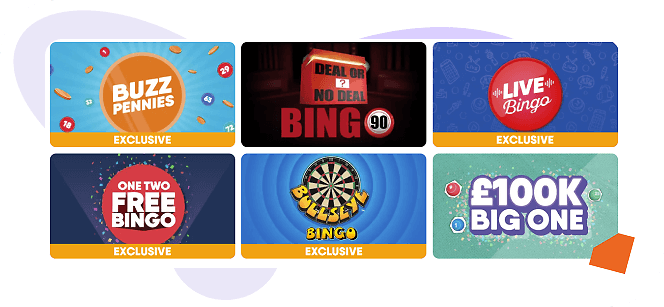 Buzz Bingo 1p Bingo Rooms