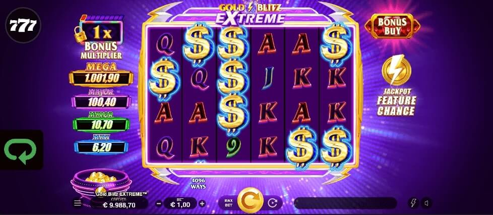 Gold Blitz Extreme Slot Demo