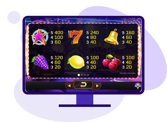 Jokerizer Slot Paytable
