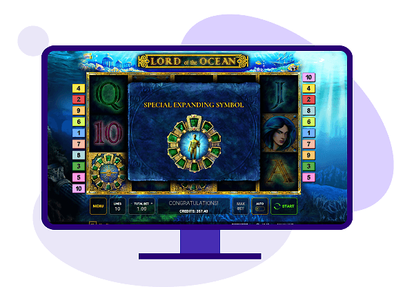 Lord of the Ocean Bonus Symbol