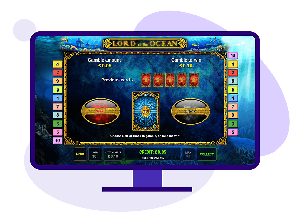 Lord of the Ocean Gamble Screen