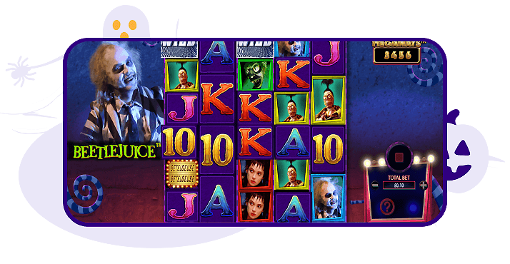 Beetlejuice Megaways big screen