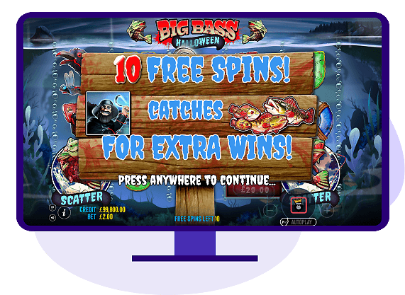 Big Bass Halloween Free Spins