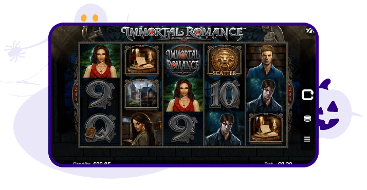 Immortal Romance - one of the best halloween slots