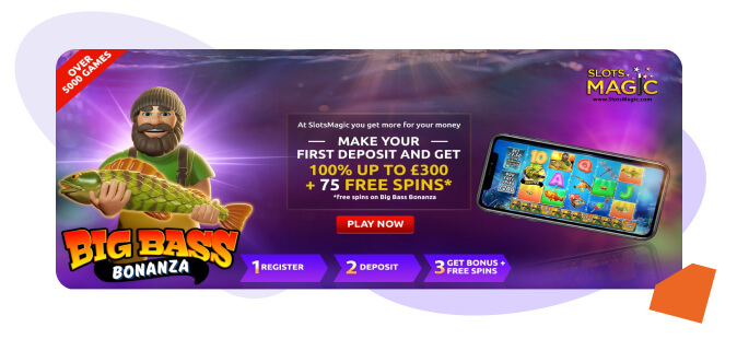 Slots Magic Welcome offer
