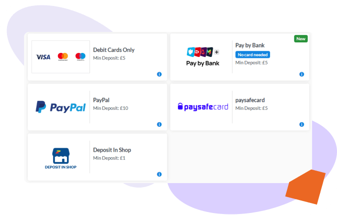 Coral casino low deposit options