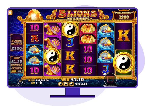 5 Lions Megaways Slot Demo