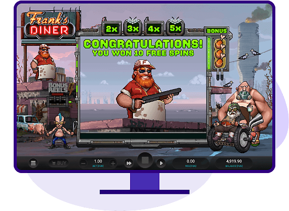 Frank's Diner Free Spins