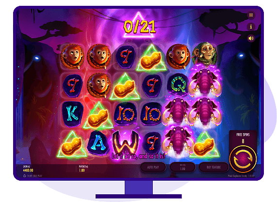 Pink Elephants Trinity Free Spins