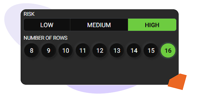 Plinko Dare2Win settings