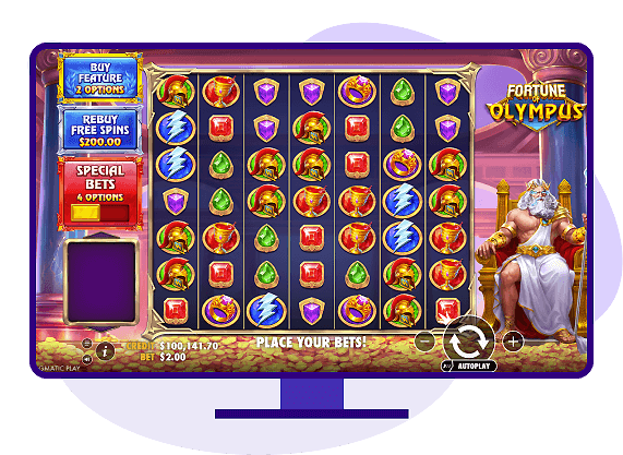 Fortune of Olympus screen