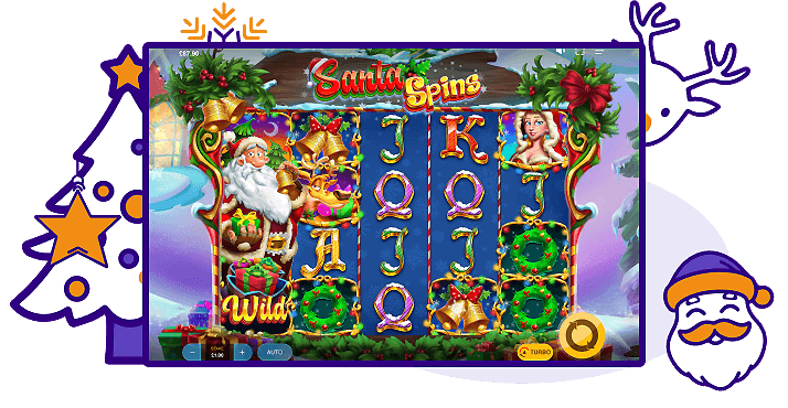 Santa Spins Santa Wild