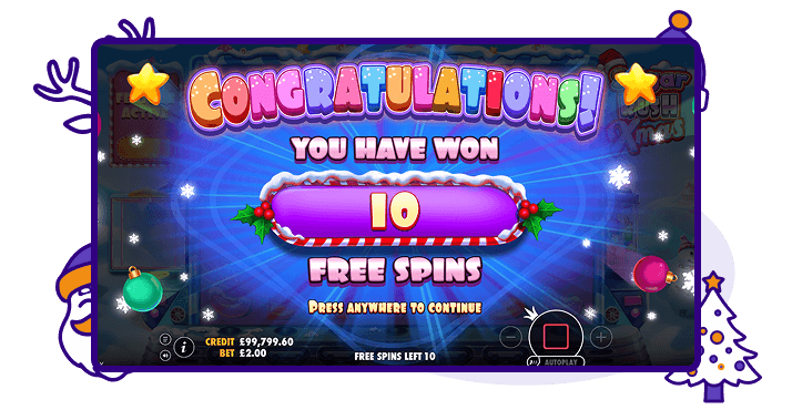 Sugar Rush Xmas Free Spins