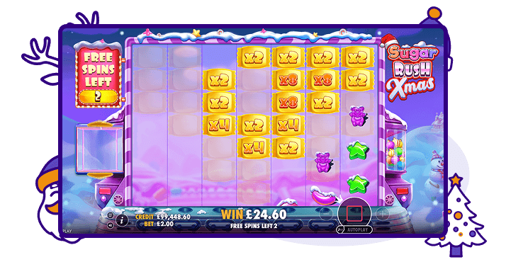 Sugar Rush Xmas Multiplier Spots