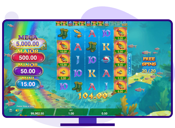 Fishin’ Pots of Gold Free Spins