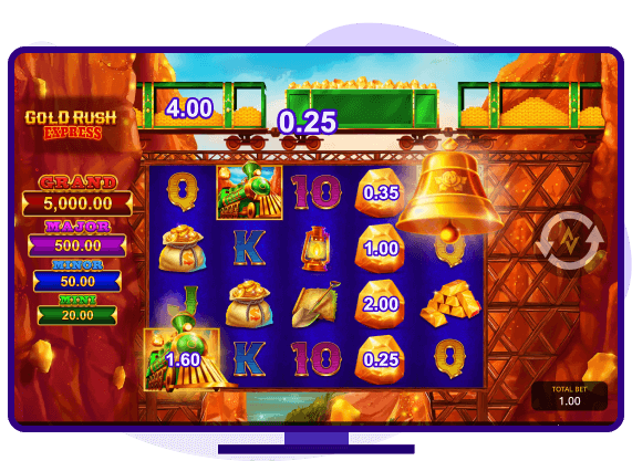 Gold Rush Express Bell Bonus Feature