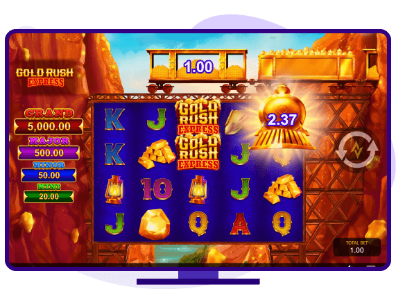 Gold Rush Express Slot Demo Feature