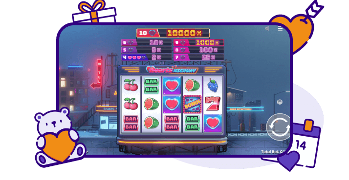 Hearts Highway Valentines slot