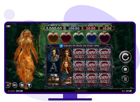 Immortal Romance Sarah's Secret Slot Demo