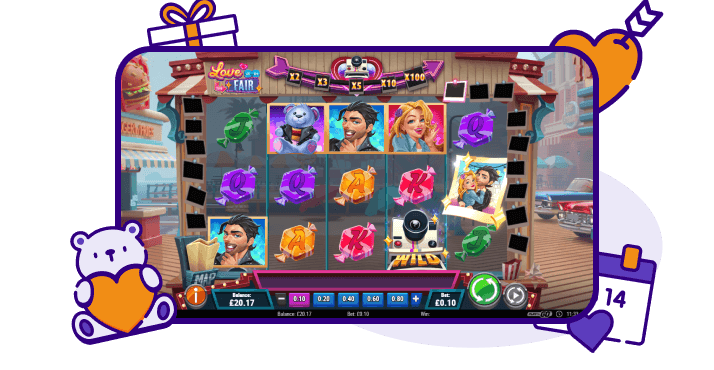 Love is in the Fair valentines slot