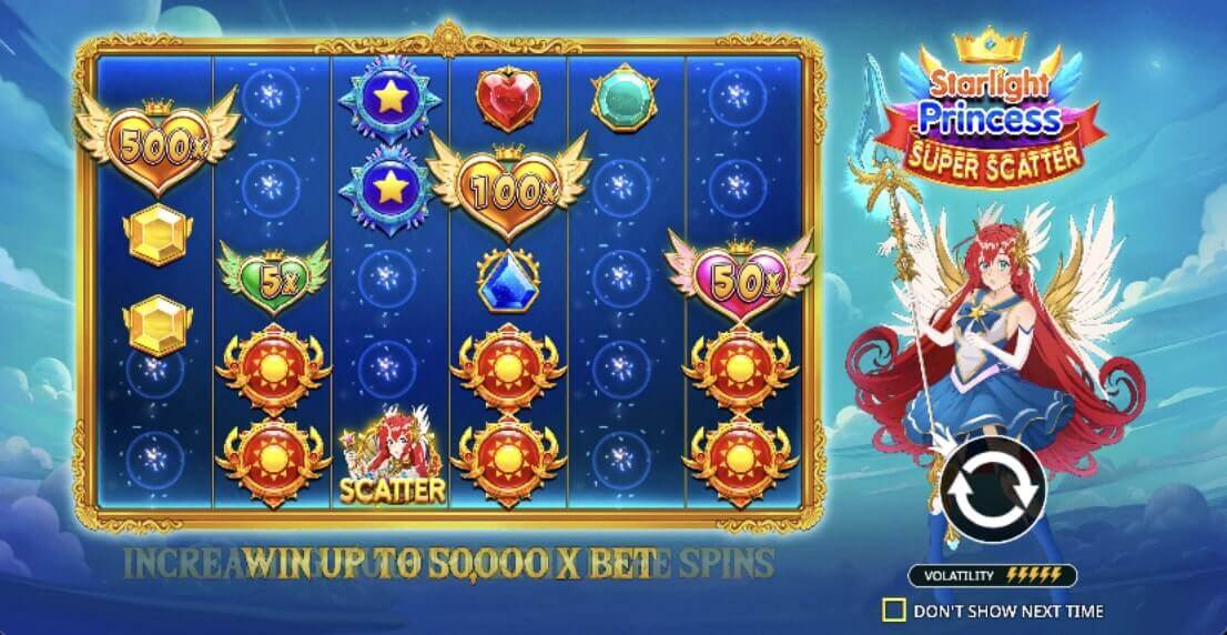 Starlight Princess Super Scatter Slot Demo