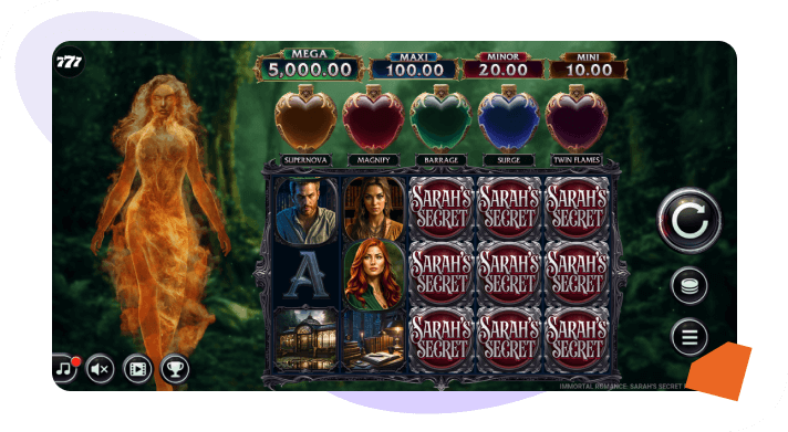 Immortal Romance Sarah's Secret