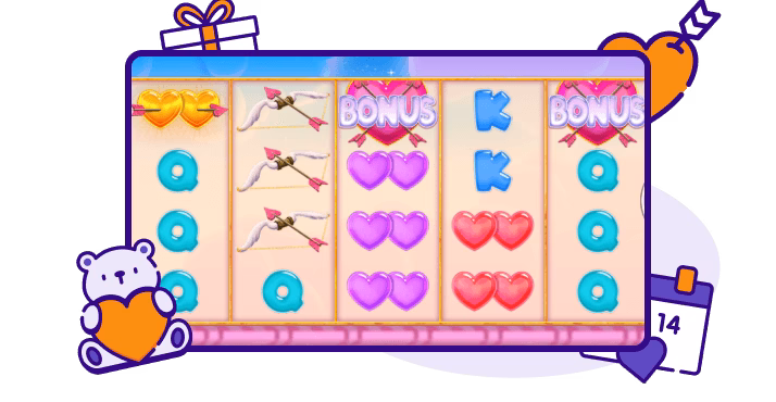 Stacked Valentine Hearts Slot Demo